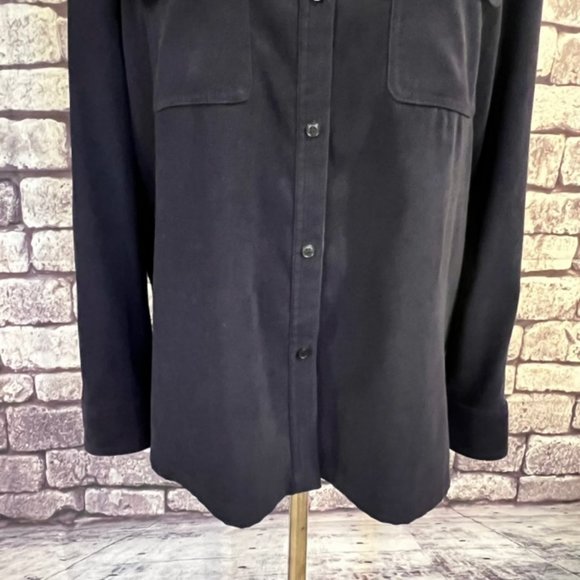 Josephine Chaus Sport Navy long Sleeve Button Down Jacket Size XL - Picture 3 of 9